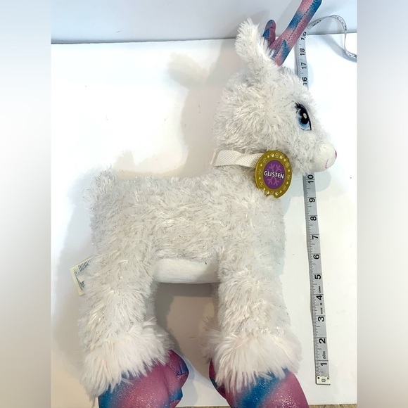 BAB Workshop 2017 Glisten the Reindeer White 20” Plush No Light Christmas - Picture 2 of 5